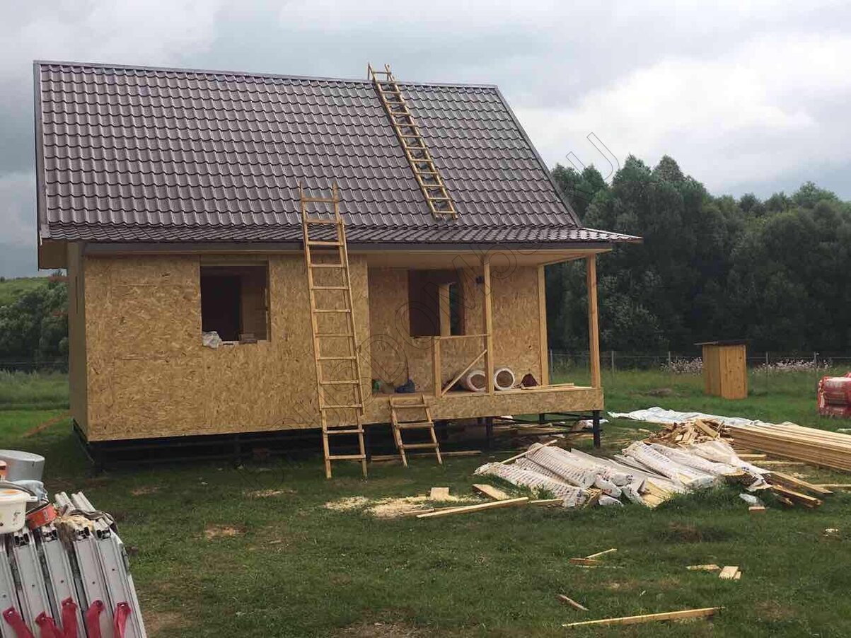 Недавно построили - Каркасный дом в Данилково - фото - 2