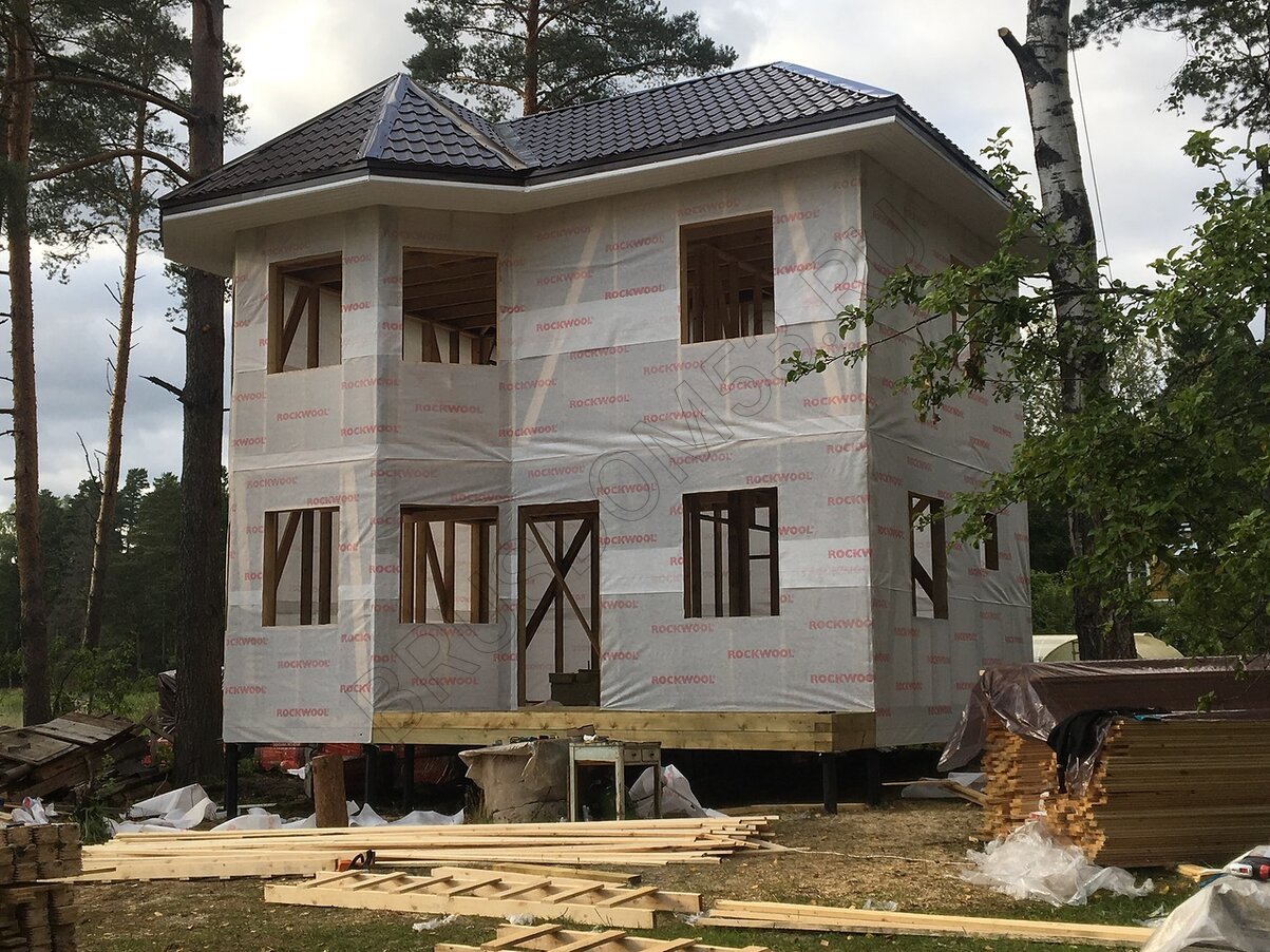 Недавно построили - Каркасный дом в Вырице - фото - 6