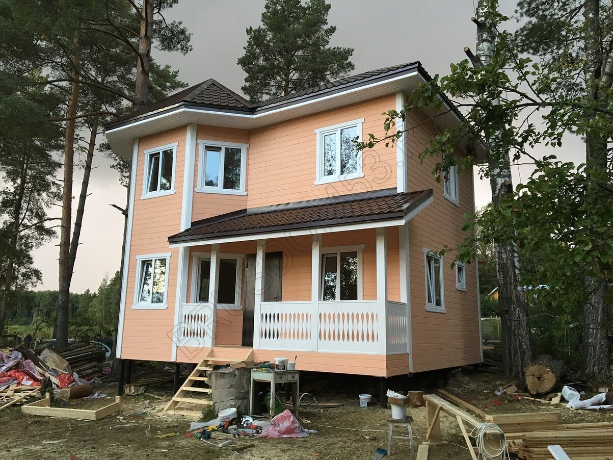 Недавно построили - Каркасный дом в Вырице - фото - 14